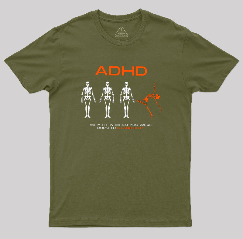 ADHD AWARENESS Geek T-Shirt