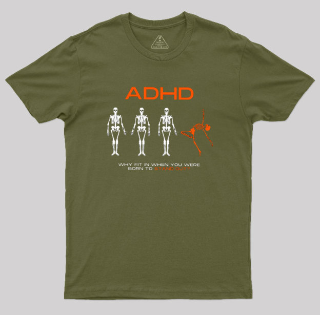 ADHD AWARENESS Geek T-Shirt
