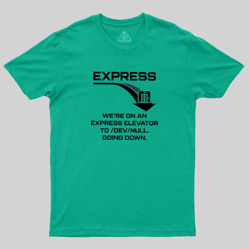 Data Black Hole Express Geek T-Shirt