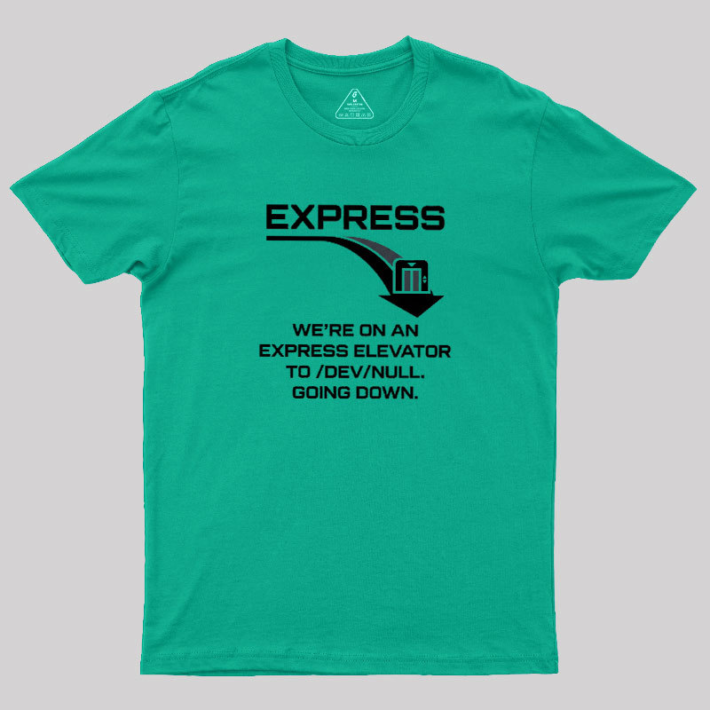 Data Black Hole Express Geek T-Shirt