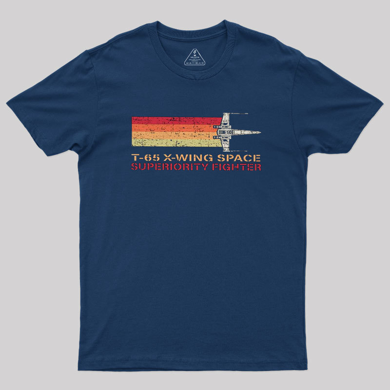 Starfighter Stripes Geek T-Shirt