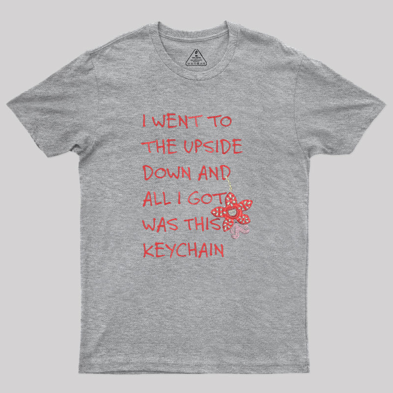 Upside Down Keychain Geek T-Shirt