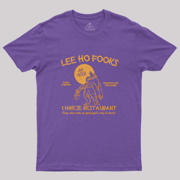 Geeksoutfit Lee Ho Fooks Chinese Restaurant Geek T-Shirt for Sale