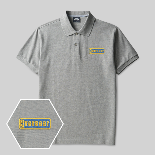 Overseer Geek Embroidered Polo Shirts