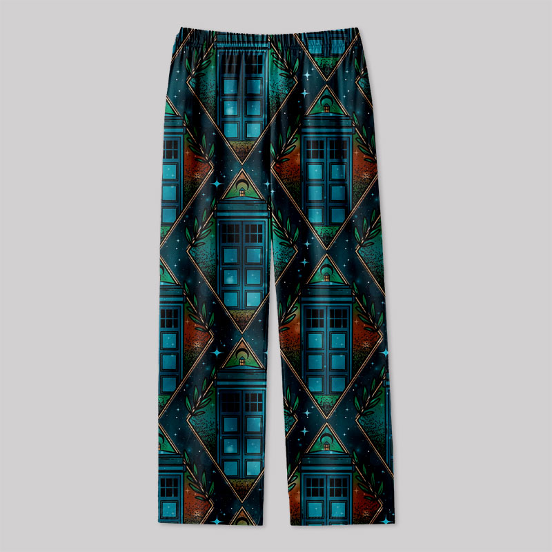 Diamond Grid Geek Loungewear Pants