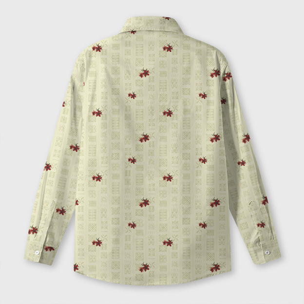 Hawkins Flora Grid Geek Long-Sleeved Shirt