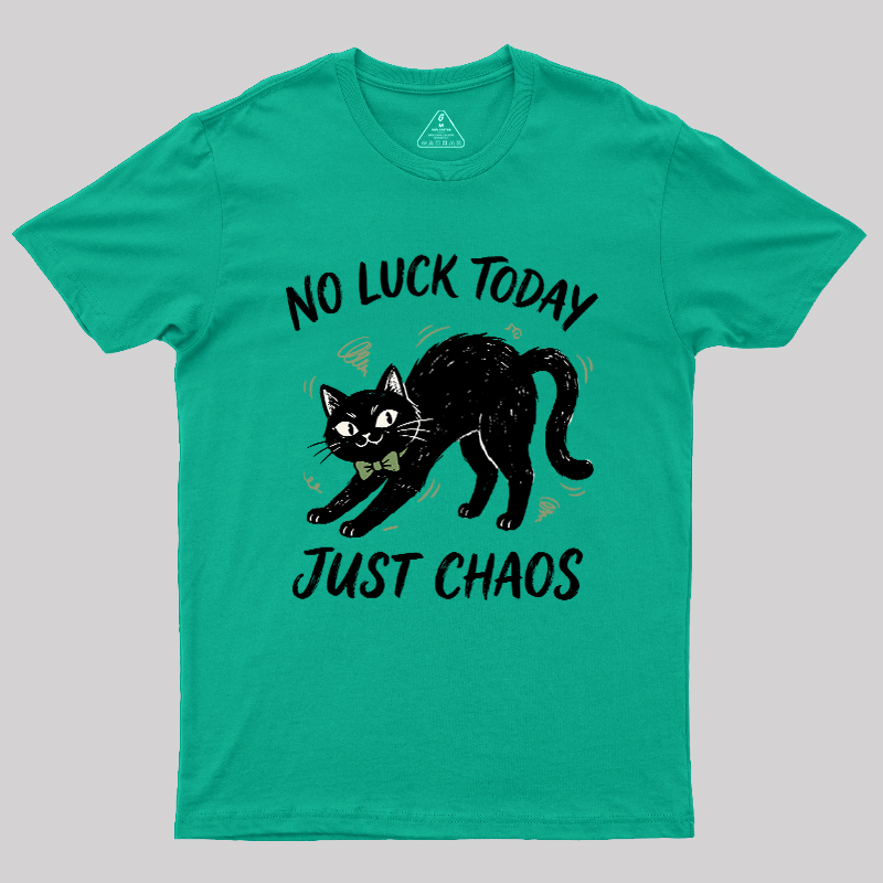 Just Chaos Cat Geek T-Shirt