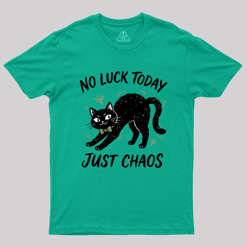 Just Chaos Cat Geek T-Shirt