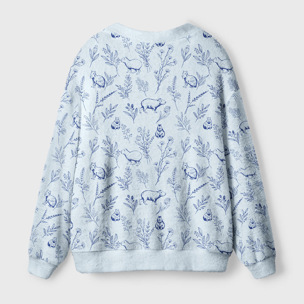 Capybara Geek Ugly Cardigan Sweaters