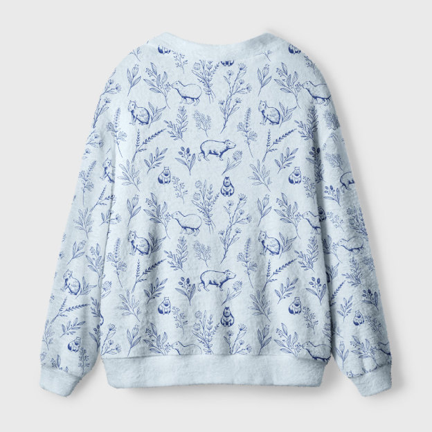 Capybara Geek Ugly Cardigan Sweaters