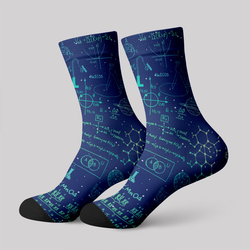 The Weird Science of Life Men's Socks