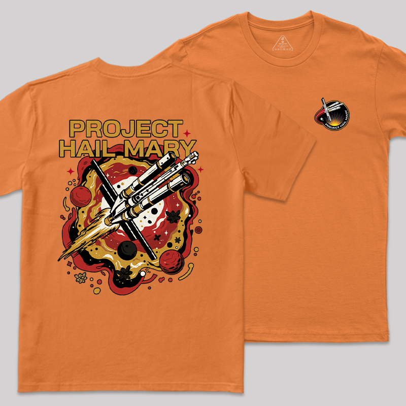 Hail Mary Ignition Front and Back Printed T-Shirt