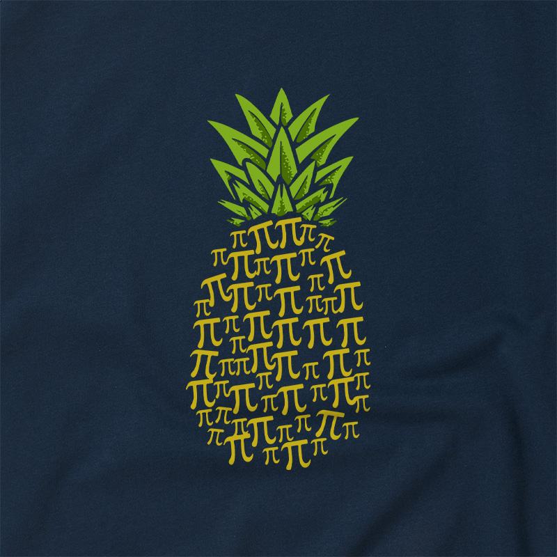 Pi Pineapple Geek Retro Raglan T-Shirt