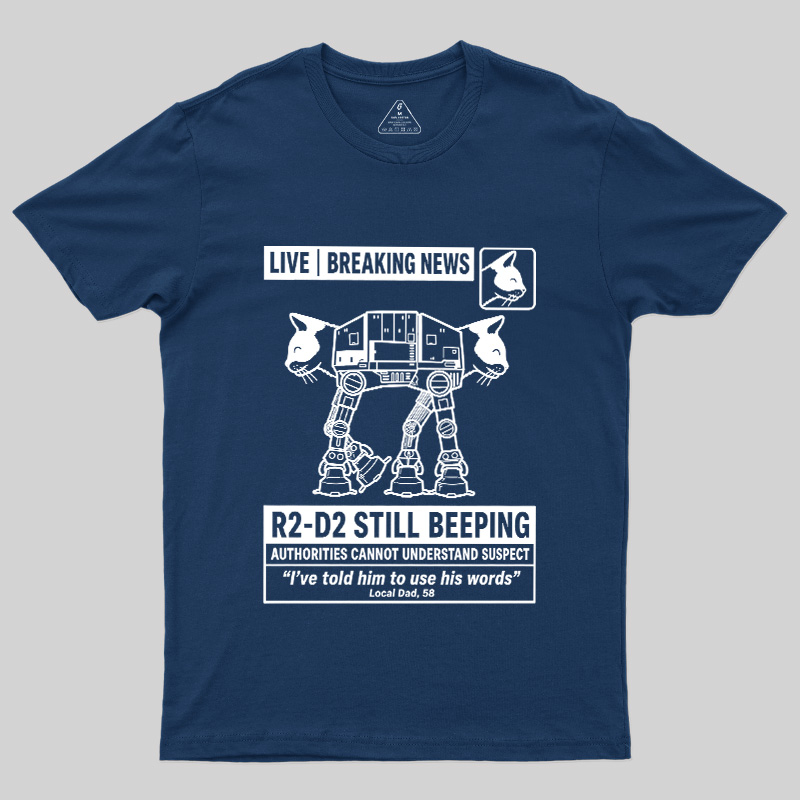 Cat Walker Still Beeping Geek T-Shirt
