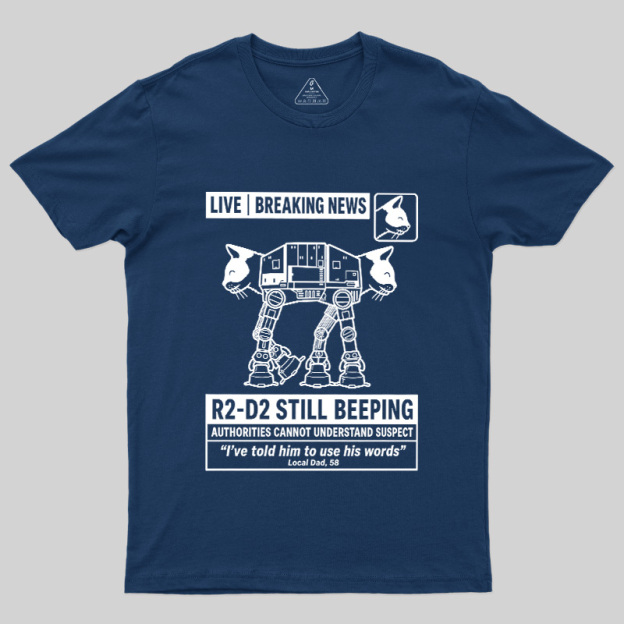 Cat Walker Still Beeping Geek T-Shirt
