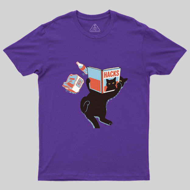 Cat Hacks Geek T-Shirt