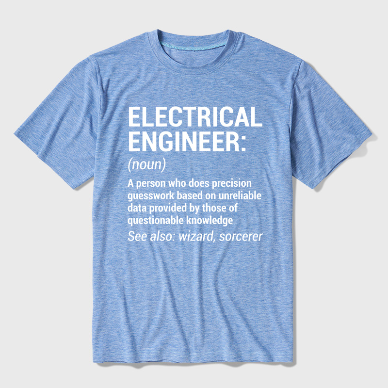 Funny Electrical Engineer Ultra Soft Heather Tee