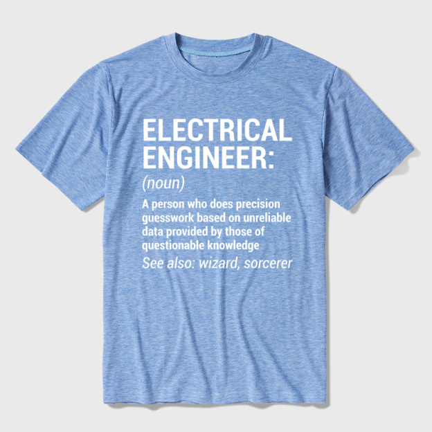 Funny Electrical Engineer Ultra Soft Heather Tee