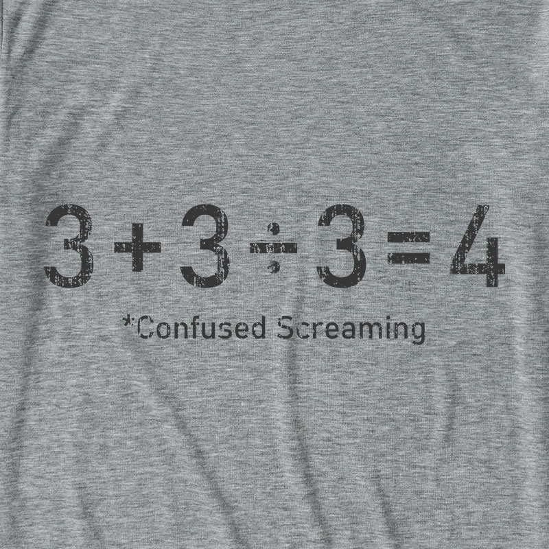 Confused Screaming Ultra Soft Heather Tee