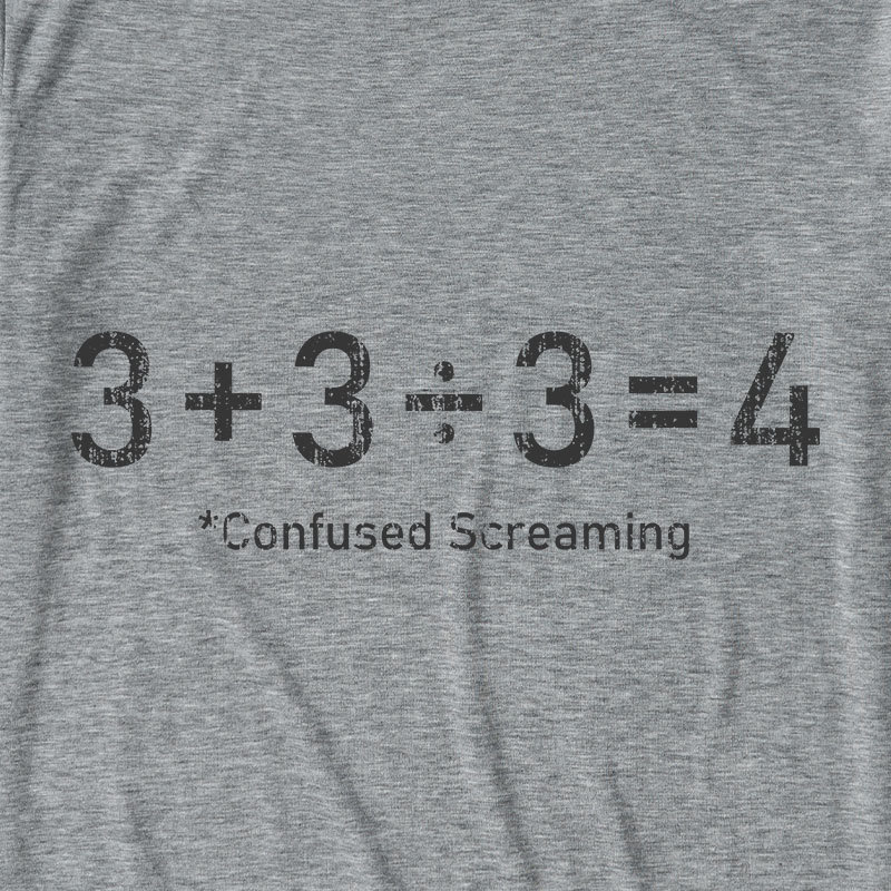 Confused Screaming Ultra Soft Heather Tee