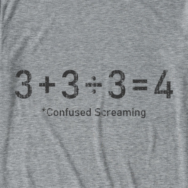 Confused Screaming Ultra Soft Heather Tee