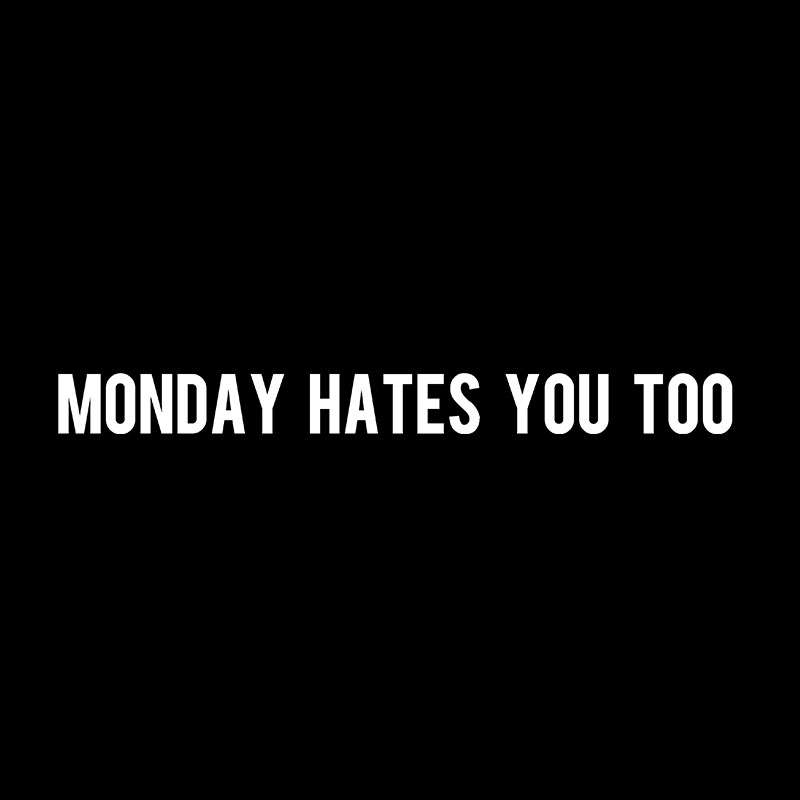 Monday Hates You Too Geek T-Shirt