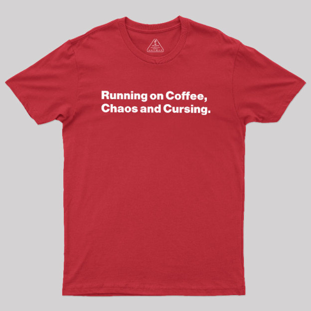 Running on Coffee Geek T-Shirt