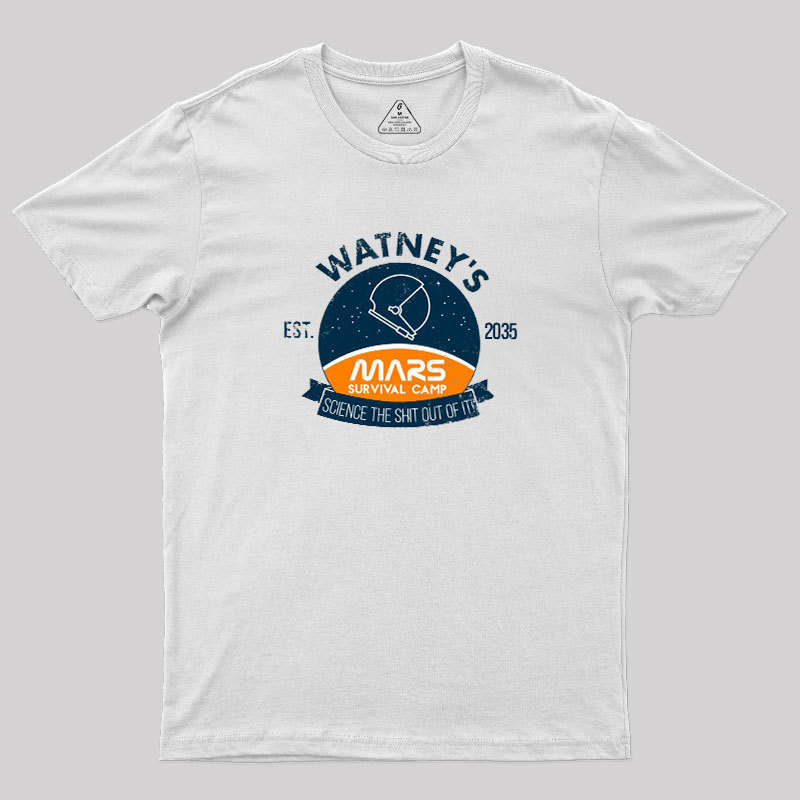 Surviving On Mars Geek T-Shirt