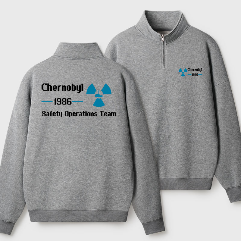 Chernobyl 1986 Geek Fleece Quarter-Zip Pollover