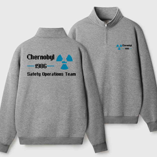Chernobyl 1986 Geek Fleece Quarter-Zip Pollover