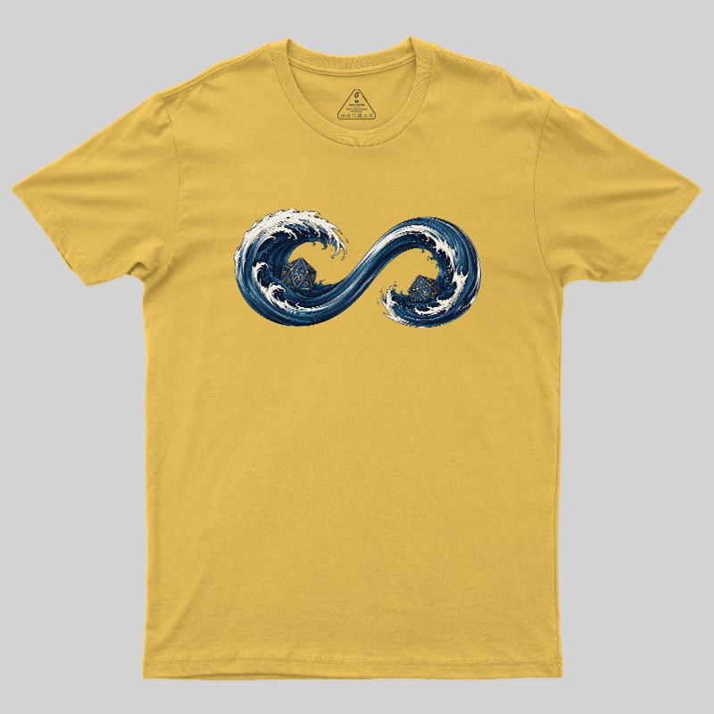 Endless TTRPG Ocean Dice Geek T-Shirt
