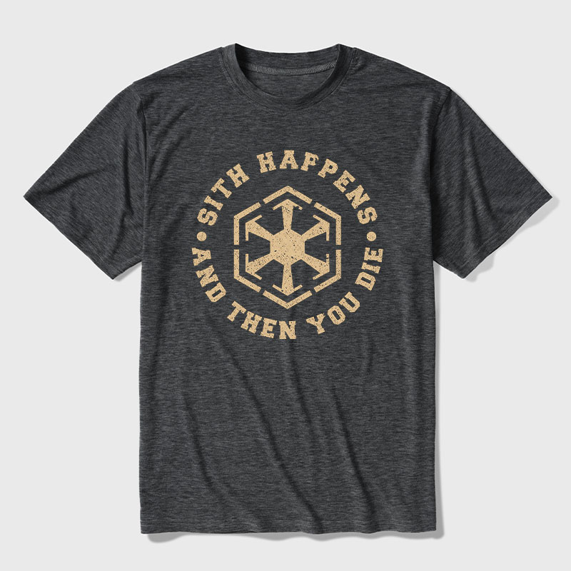 Sith Happens Ultra Soft Heather Tees