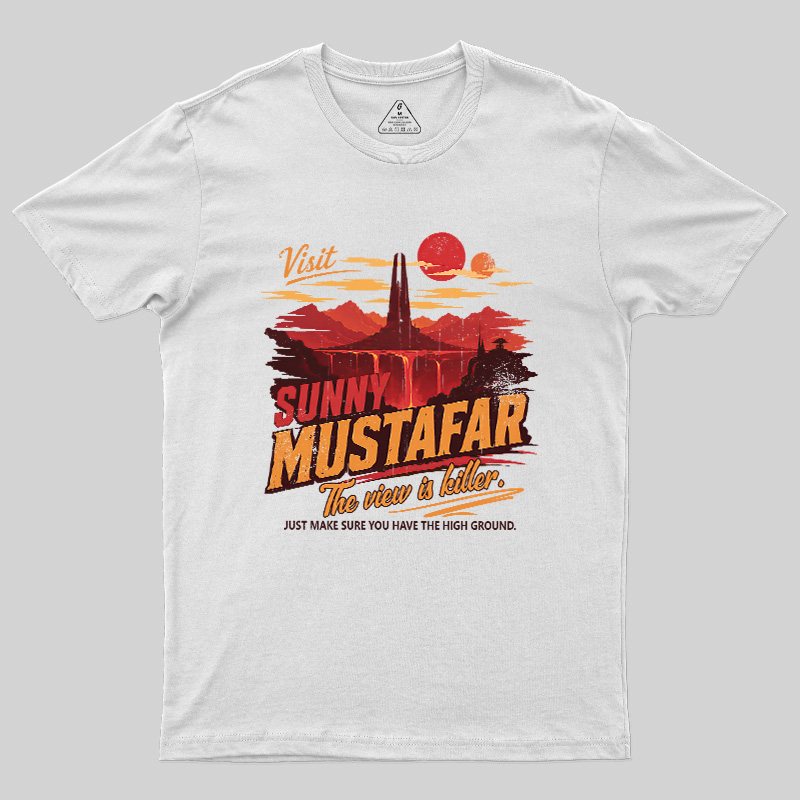 Sunny Mustafar Geek T-Shirt