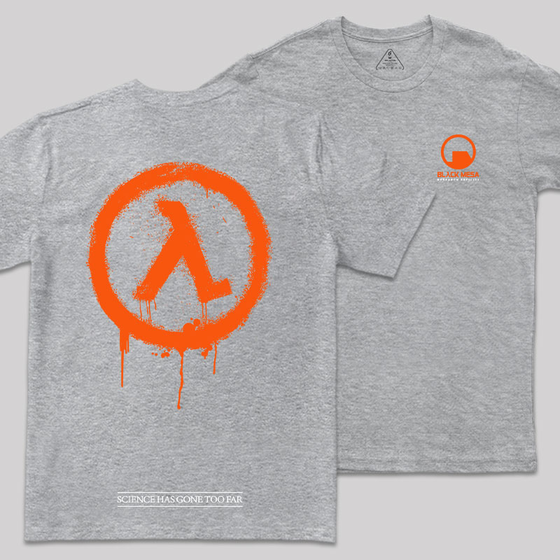 Black Mesa Front and Back Printing Geek T-Shirt