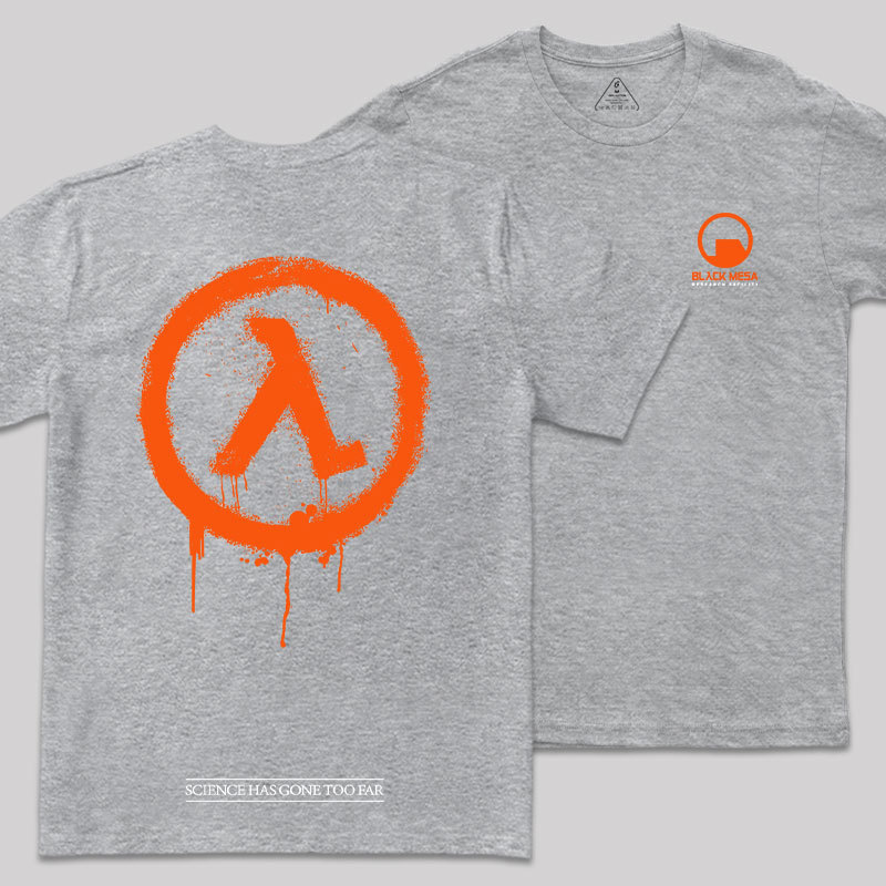 Black Mesa Front and Back Printing Geek T-Shirt
