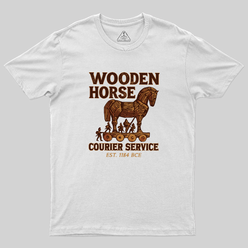 Trojan Courier Geek T-Shirt