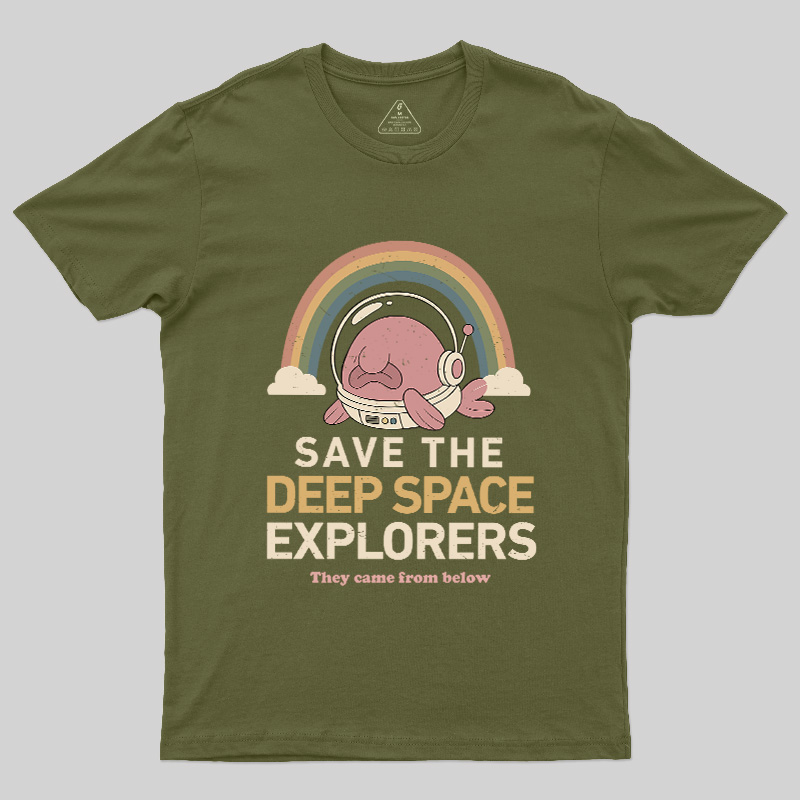 Save The Deep Space Explorers Geek T-Shirt