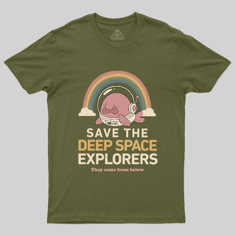 Save The Deep Space Explorers Geek T-Shirt