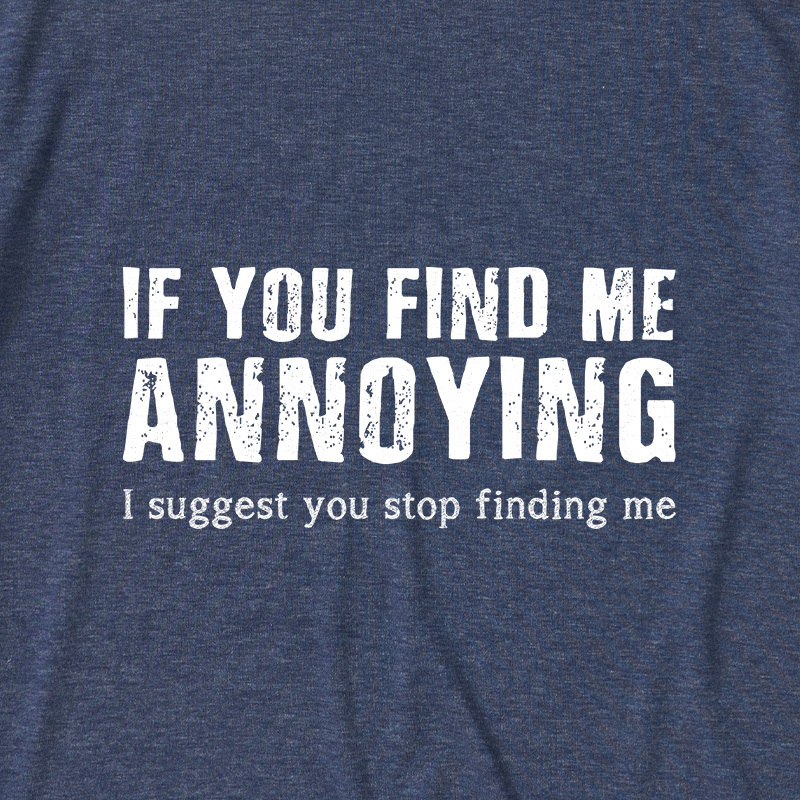 Stop Finding Me Ultra Soft Heather Tee