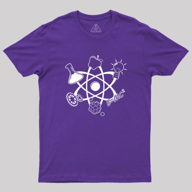 Science Atom Design Geek T-Shirt