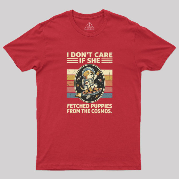 Astronaut Pup Geek T-Shirt