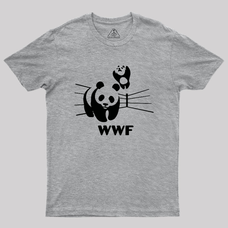 Funny WWF Pandas Geek T-Shirt