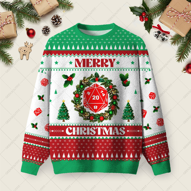 Geeksoutfit Merry Christmas Ugly Christmas Sweater Sweatshirt for Sale