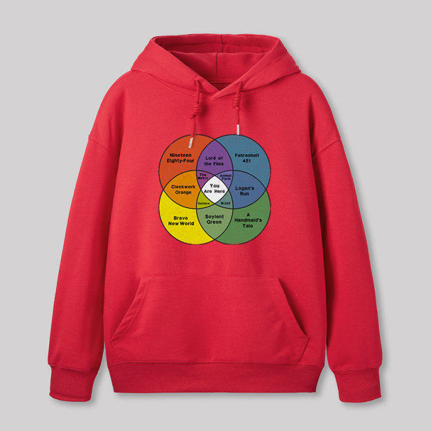 You Are Here Geek Hoodie