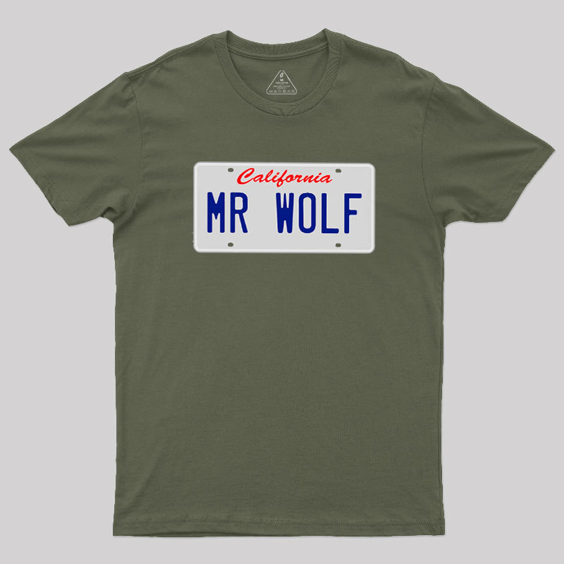 Mr. Wolf Pulp Fiction Geek T-Shirt