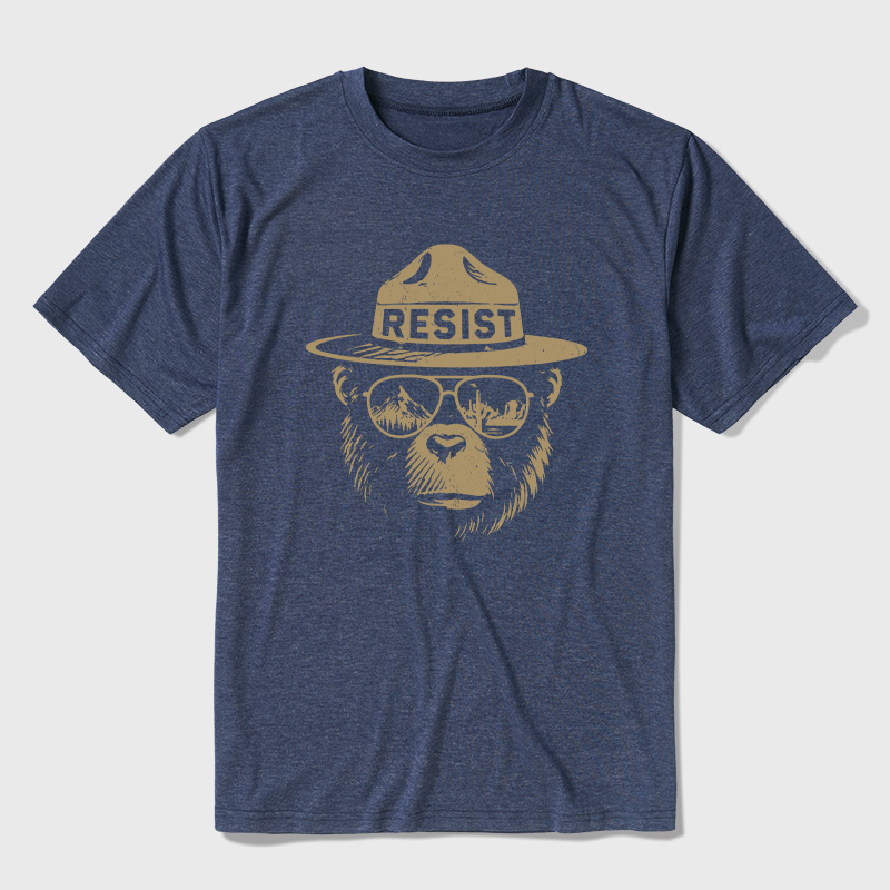Vintage Alt National Park Service Resist Ultra Soft Heather Tee