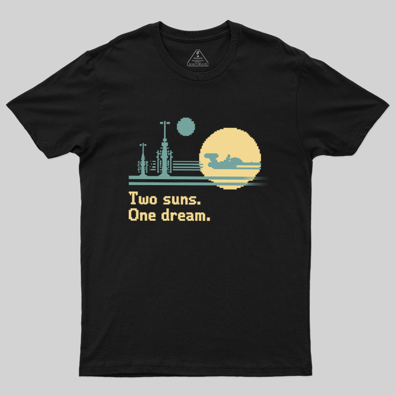 Two Suns One Dream Geek T-Shirt