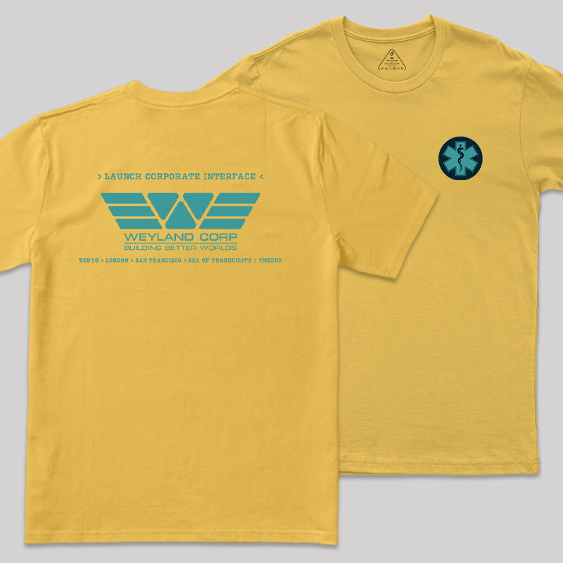 Building Better Worlds Front and Back Printed Geek T-Shirt