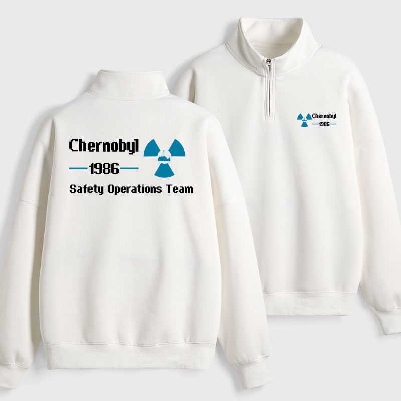 Chernobyl 1986 Geek Fleece Quarter-Zip Pollover