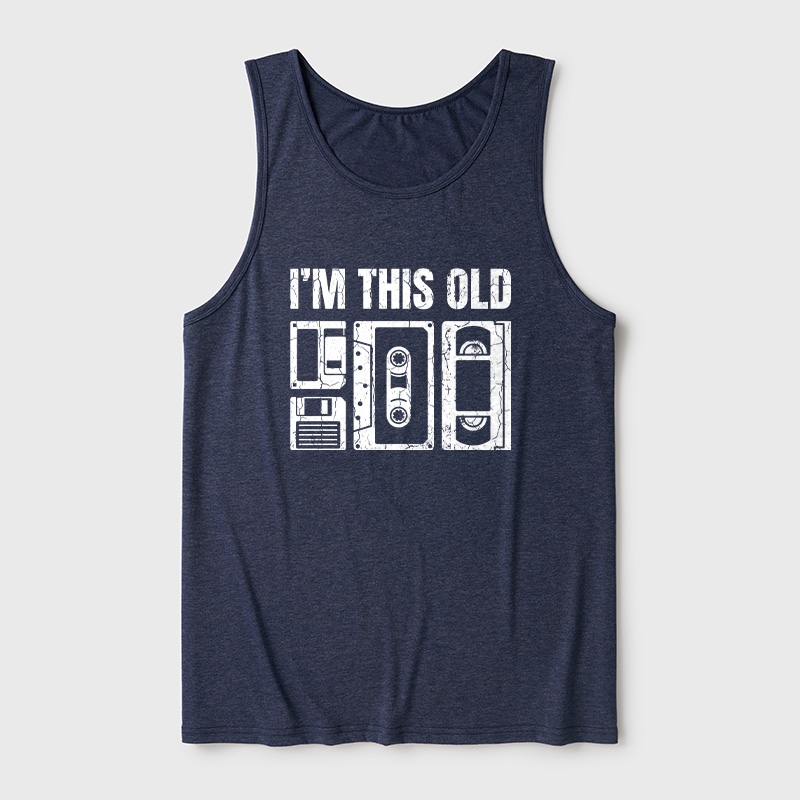 I'm This Old Vintage Ultra Soft Heather Tank